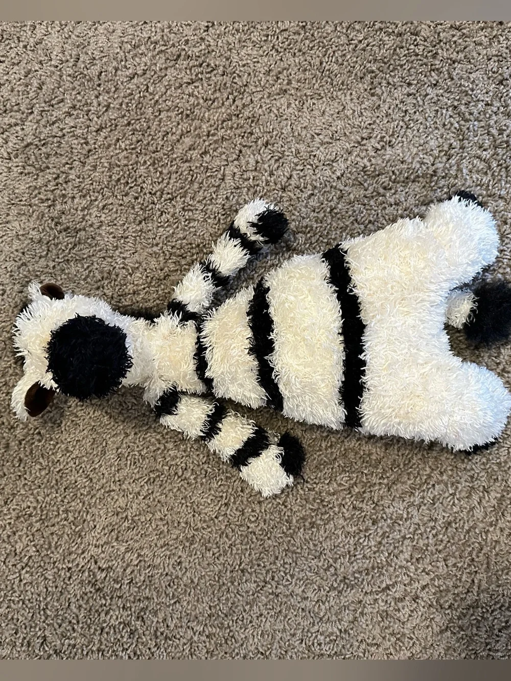 Rare ✨ Retired HTF Jellycat 18” Junglie Bunglie Zebra